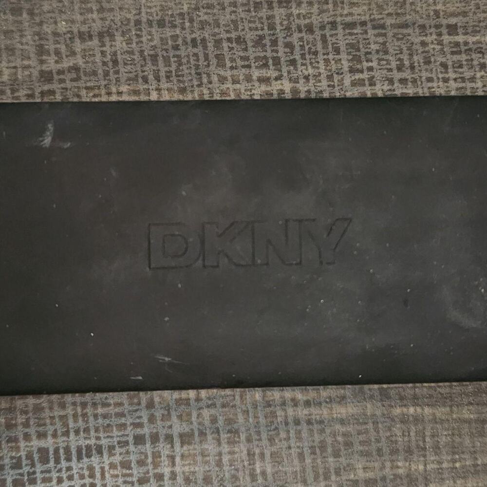 DKNY matte black hard shell case